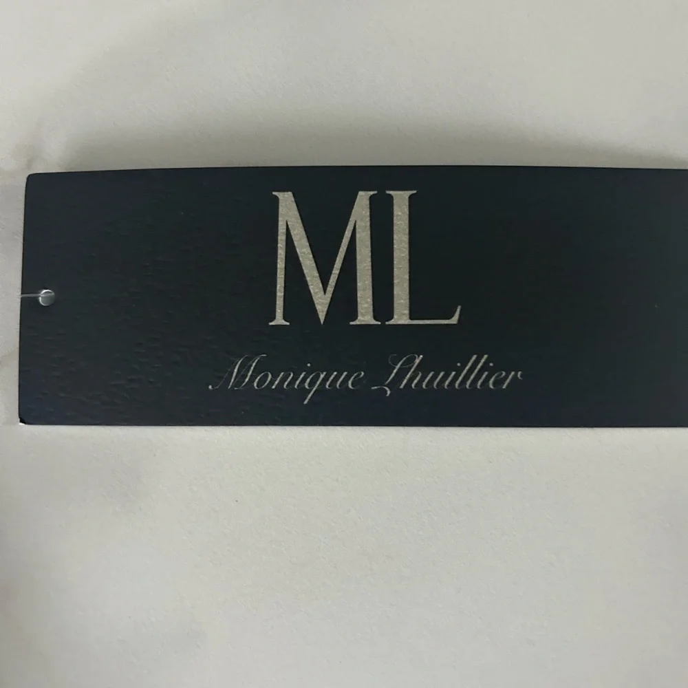 NWT Blue formal Monique Lhuiller one shoulder dress. - Picture 6 of 7